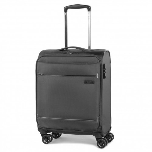 Rock Deluxe-Lite 30/33 л валіза з поліестеру на 4 колесах чорна Rock Deluxe-Lite 30/33 л валіза з поліестеру на 4 колесах чорна