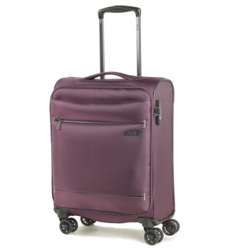 Rock Deluxe-Lite 30/33 л валіза з поліестеру на 4 колесах фіолетова Rock Deluxe-Lite 30/33 л валіза з поліестеру на 4 колесах фіолетова