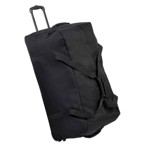 Rock Holdall On Wheels Extra Large 144 Black 144 л сумка дорожная на колесах из полиэстера черная
