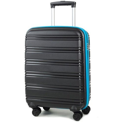 Rock Impact II (S) Black/Blue 33 л валіза з поліпропілену на 4 колесах чорна