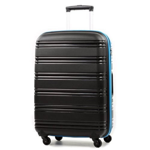 Rock Impact (M) Black/Blue 67,5 л валіза з поліпропілену на 4 колесах чорна