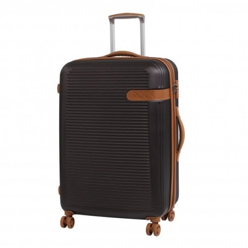 Rock Valiant Hardshell Expandable 83/104 л валіза з ABS пластику на 4 колесах коричнева