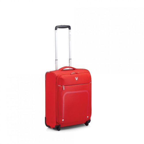 Roncato Lite Plus 25 л облегченный чемодан для ручной клади на 2-х колесах тканевый красный