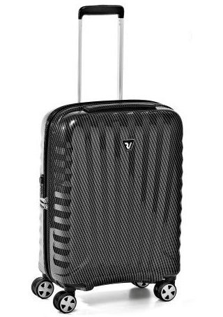 Ручная кладь элитный чемодан 41 л Roncato UNO ZIP Deluxe, черный
