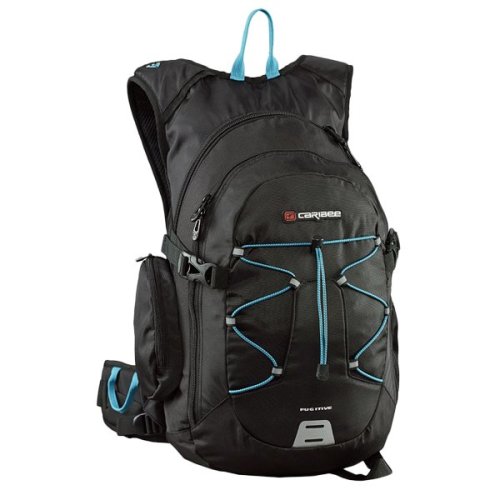 Рюкзак городской Caribee Fugitive 35 Black/Aquarius Blue