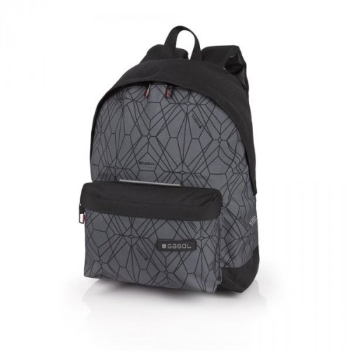 Рюкзак городской Gabol Grid 17 Black 221203 Рюкзак городской Gabol Grid 17 Black 221203