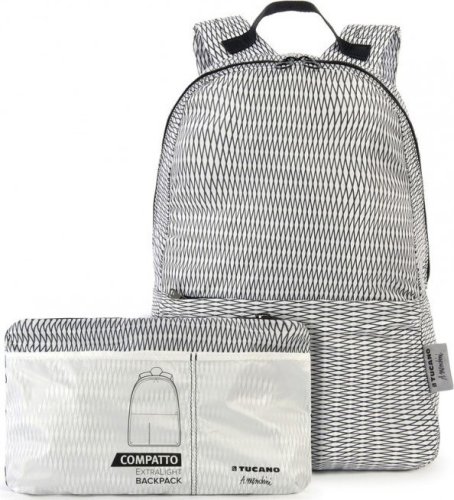 Рюкзак раскладной Tucano COMPATTO BACKPACK MENDINI (белый)