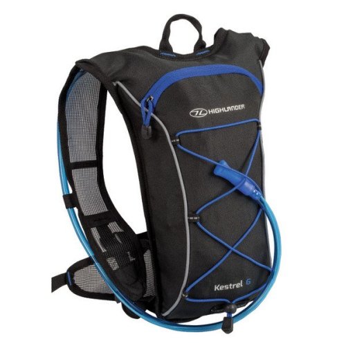 Рюкзак спортивный Highlander Kestrel 6 Hydration Pack 10 Black/Blue Рюкзак спортивный Highlander Kestrel 6 Hydration Pack 10 Black/Blue