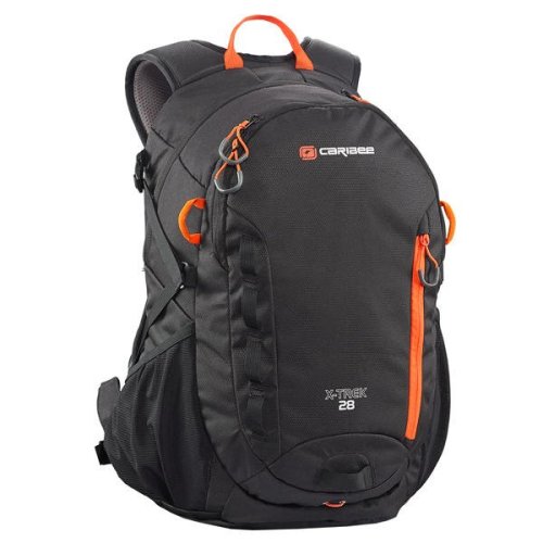 Рюкзак туристический Caribee X-Trek 28 Black/Blood Orange
