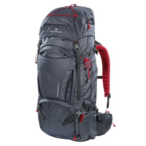 Рюкзак туристический Ferrino Overland 65+10 Dark Grey Рюкзак туристический Ferrino Overland 65+10 Dark Grey
