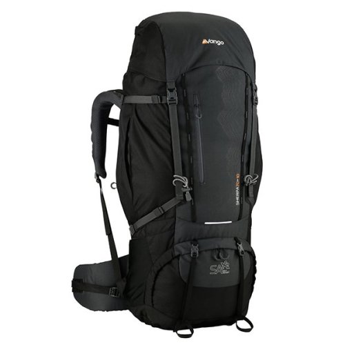 Рюкзак туристический Vango Sherpa 70+10 Shadow Black Рюкзак туристический Vango Sherpa 70+10 Shadow Black