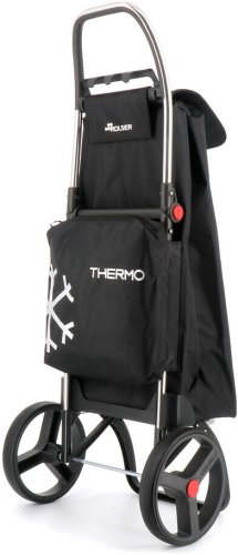 Складаня сумка-візок Rolser I-Max Termo Zen 2LRSG на 43 л з навантаженням до 40 кг Чорна