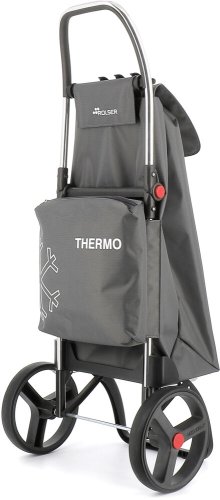 Складаня сумка-тележка Rolser I-Max Termo Zen 2LRSG на 43 л с нагрузкой до 40 кг Серая Складаня сумка-тележка Rolser I-Max Termo Zen 2LRSG на 43 л с нагрузкой до 40 кг Серая