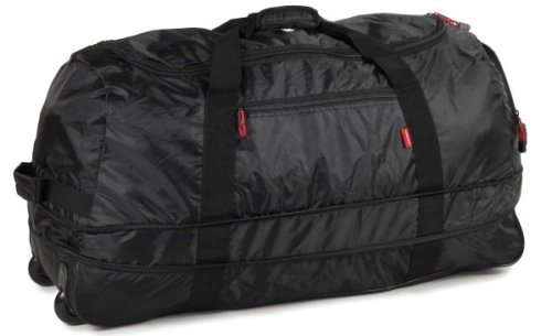 Складная дорожная сумка Members Foldaway Wheelbag 105/123 Black Складная дорожная сумка Members Foldaway Wheelbag 105/123 Black