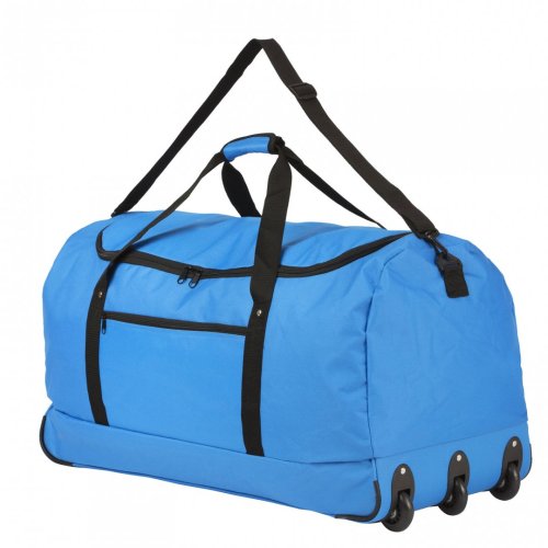Складная сумка на колесах TravelZ Wheelbag на 100 л Синий Складная сумка на колесах TravelZ Wheelbag на 100 л Синий