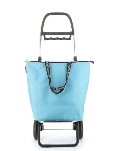 Складная сумка-тележка Rolser Mini Bag Plus MF на 21 л Голубая
