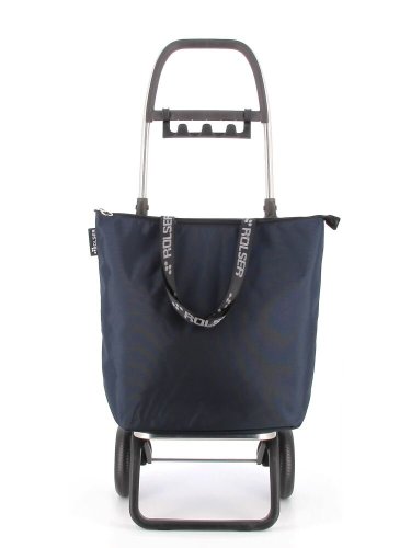 Складная сумка-тележка Rolser Mini Bag Plus MF на 21 л Синяя