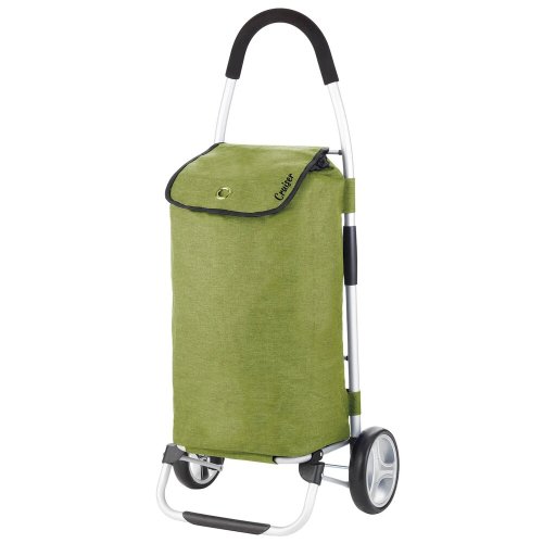 Складная сумка-тележка ShoppingCruiser Foldable на 45 литров Зеленая