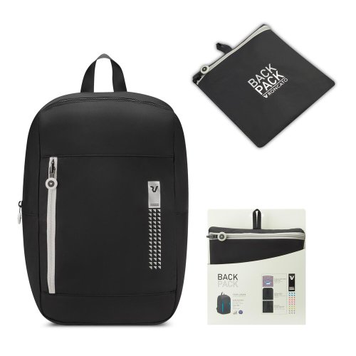 Складной рюкзак для ручной клади Roncato Compact – 23 л, 0.2 кг Черный Складной рюкзак для ручной клади Roncato Compact – 23 л, 0.2 кг Черный