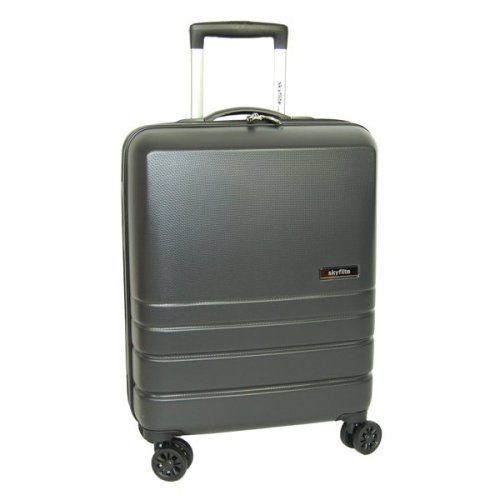 Skyflite Encore Charcoal 33 л чемодан из пластика на 4 колесах серый