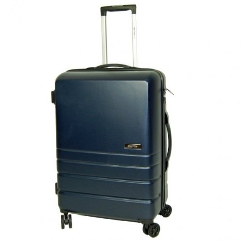 Skyflite Encore Navy 66 л чемодан из пластика на 4 колесах синий
