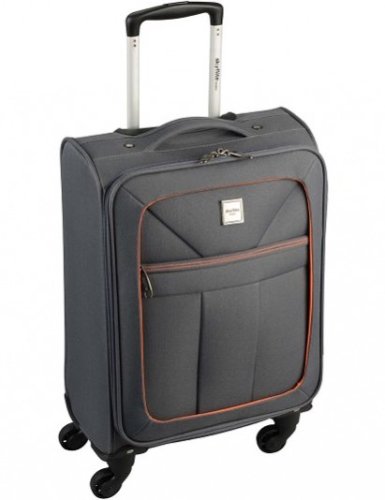 Skyflite Plasma Grey 30 л валіза з поліестеру на 4 колесах сіра