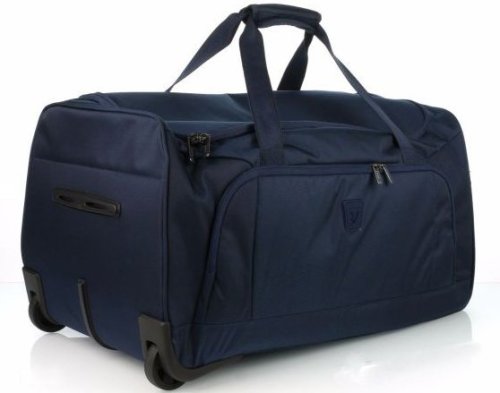 Середня дорожня сумка на 2-х колесах 80 л Roncato Tribe Dark blu Середня дорожня сумка на 2-х колесах 80 л Roncato Tribe Dark blu