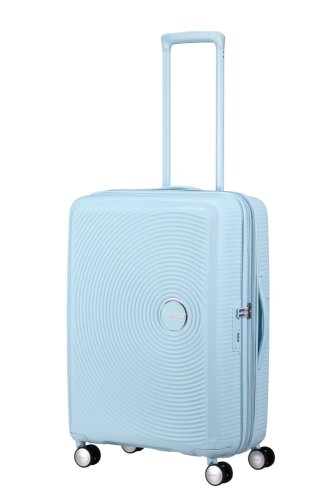 Средний чемодан American Tourister Soundbox – 71,5 / 81 л, 3,7 кг Голубой Средний чемодан American Tourister Soundbox – 71,5 / 81 л, 3,7 кг Голубой