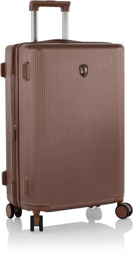 Средний чемодан Heys Earth Tones на 68/81 л весом 4 кг из поликарбоната Коричневый
