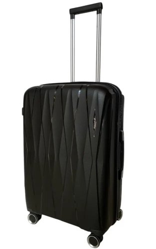 Средний чемодан Madisson Snowball – 63 л, 3,3 кг Черный