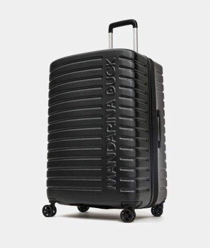 Середня валіза Mandarina Duck Flyduck – 72/85 л, 4,1 кг Чорна