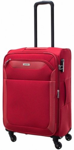 Середня валіза на 4-х колесах 52/60 л Travelite Paklite Rom, червоний Середня валіза на 4-х колесах 52/60 л Travelite Paklite Rom, червоний