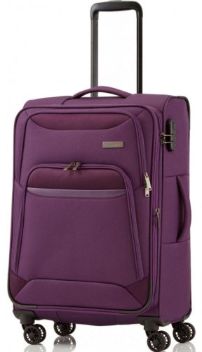 Средний чемодан на 4-х колесах 56/65 л Travelite Kendo Purple Средний чемодан на 4-х колесах 56/65 л Travelite Kendo Purple