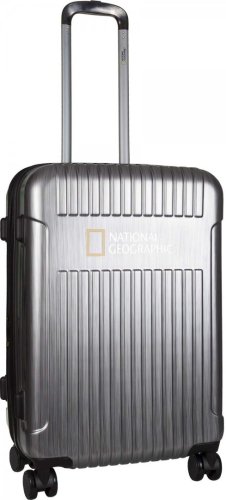 Средний чемодан на 4-х колесах 60/70 л National Geographic Transit, черный