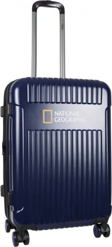Середня валіза на 4-х колесах 60/70 л National Geographic Transit, темно-синій Середня валіза на 4-х колесах 60/70 л National Geographic Transit, темно-синій