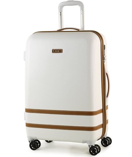 Середня валіза на 4-х колесах 60 л Rock Valence White Hardshell (M)