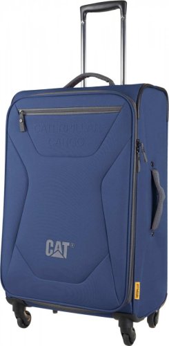 Средний чемодан на 4-х колесах 65 л CAT Easy, синий