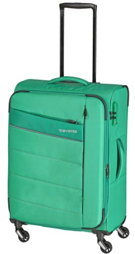 Середня валіза на 4-х колесах 67/77 л Travelite Kite Green