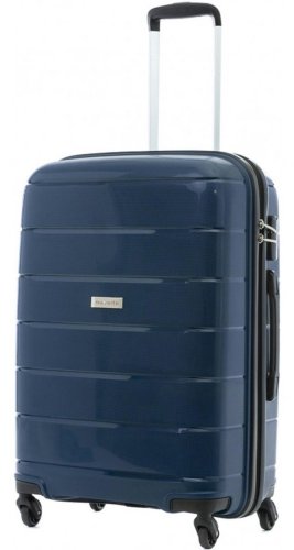 Середня валіза на 4-х колесах 74 л Travelite Mailand, синій
