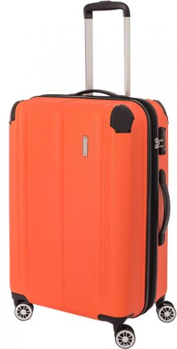 Середня валіза на 4-х колесах 78/86 л Travelite City Orange