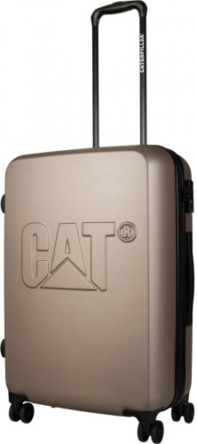 Середня валіза на 4-х колесах 65 л CAT CAT-D, коричневий