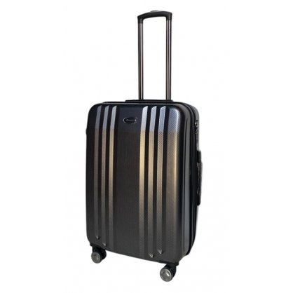 Средний чемодан Snowball 91603 – 72/84 л, 3,8 кг Черный
