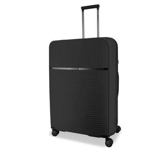 Средний чемодан Swissbrand Malden на 70/80 л весом 3,4 кг из полипропилена Черный