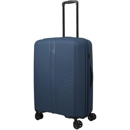 Средний чемодан Travelite Air Stripe – 75 / 86 л, 3,5 кг Синий