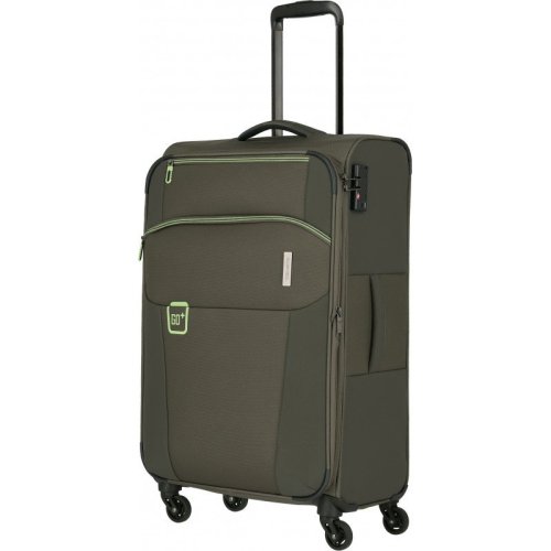 Средний чемодан Travelite GO на 64/69 л Зеленый Средний чемодан Travelite GO на 64/69 л Зеленый