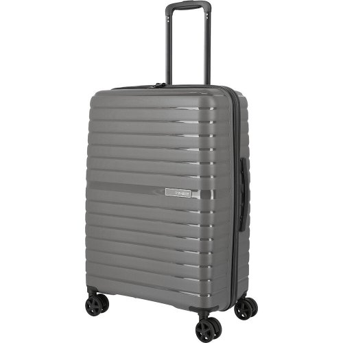 Средний чемодан Travelite Trient на 67 л весом 3 кг из полипропилена Антрацит