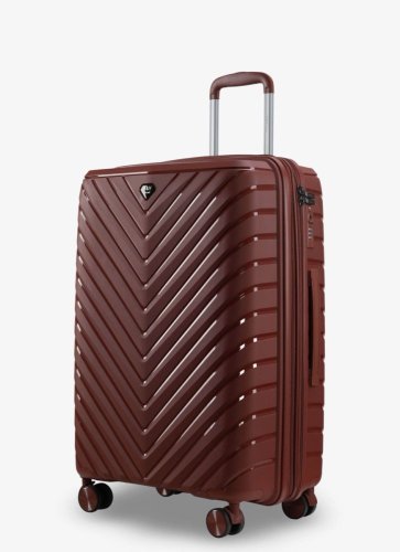 Середня валіза V&amp;V Travel Invictus – 70/90 л, 3,2 кг Бордова