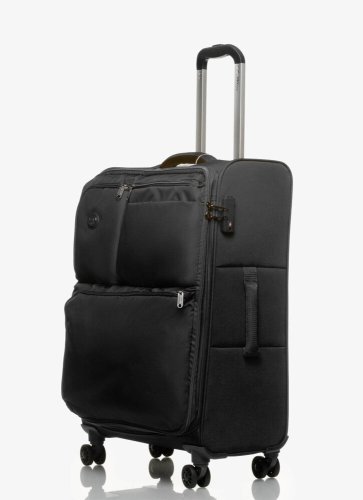 Середня валіза V&amp;V TRAVEL ONE LIFE на 80/90 л вагою 3,1 кг Чорний