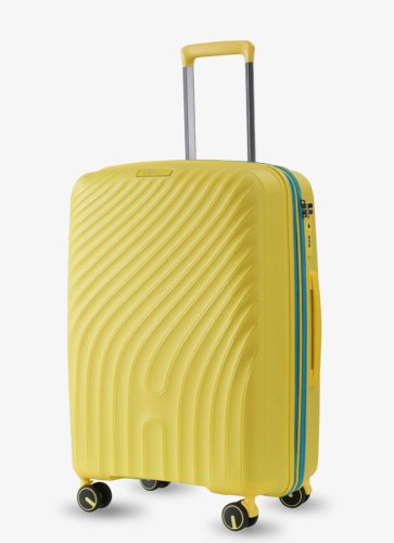 Середня валіза V&amp;V Travel Urban – 72 / 80 л, 3,2 кг Жовта