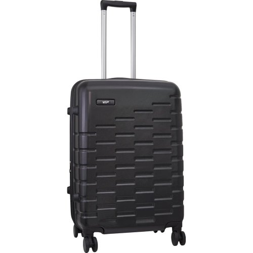 Средний чемодан VIP XION на 73/85 л весом 3,9 кг из пластика Черный